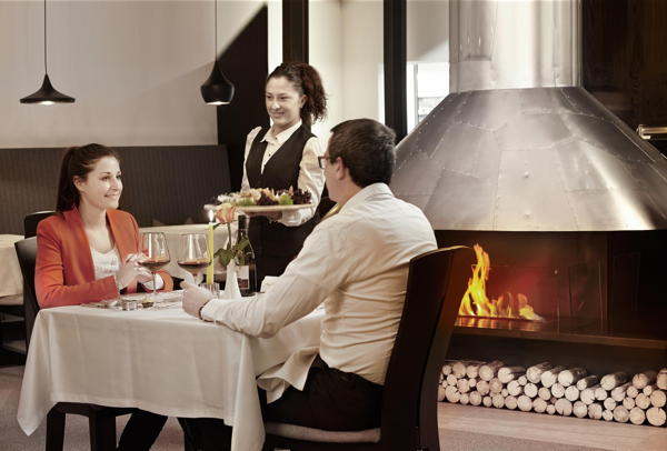 Das Restaurant Wolkenstein Arthotel Anterleghes