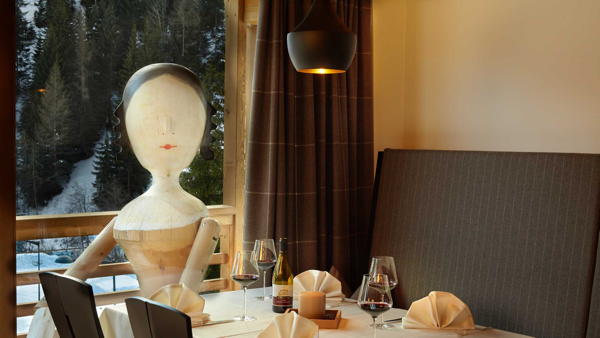Das Restaurant Wolkenstein Arthotel Anterleghes