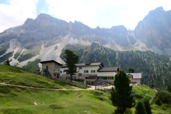 Foto esterno in estate Utia de Ncisles - Rifugio Firenze - Regensbergerhütte