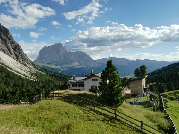 La posizione Utia de Ncisles - Rifugio Firenze - Regensbergerhütte Santa Cristina