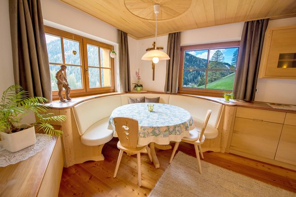 Der Wohnraum Ferienwohnung Chalet Prinoth