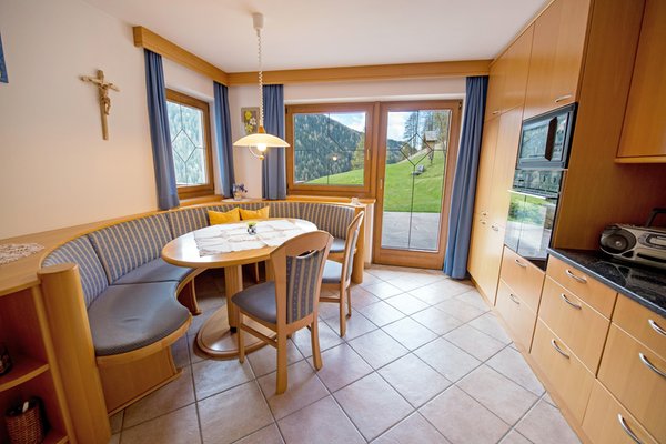Der Wohnraum Ferienwohnung Chalet Prinoth