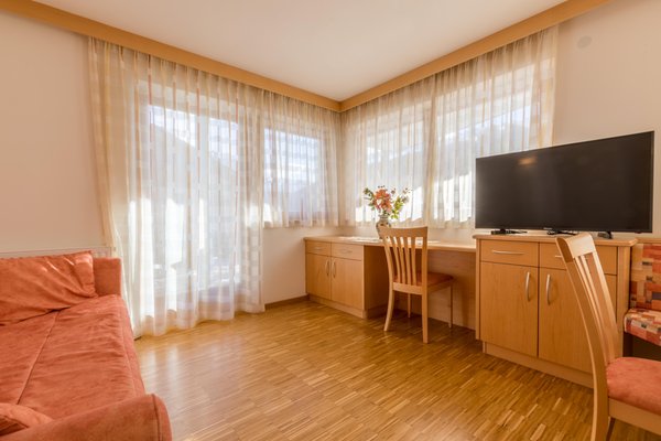 La zona giorno Appartamenti Ciasa Dolomites