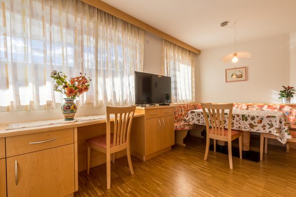 The living area Apartments Ciasa Dolomites