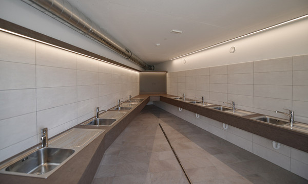 The common areas Campsite Alpin Fitness Waldcamping