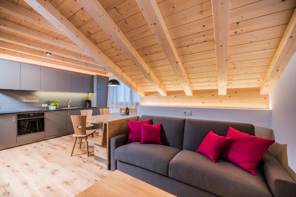 The living area Farmhouse apartments Toninghof