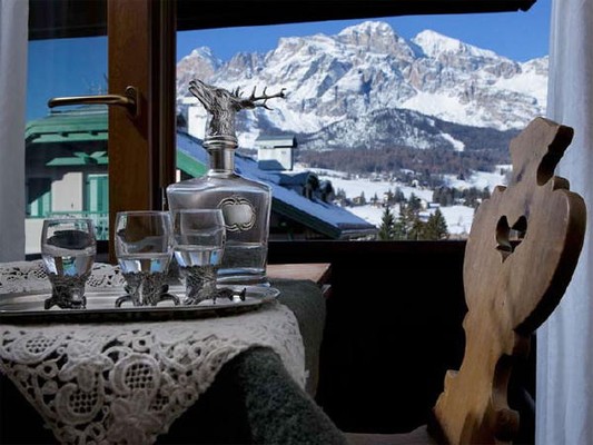 The restaurant Cortina d'Ampezzo Cristallino d'Ampezzo