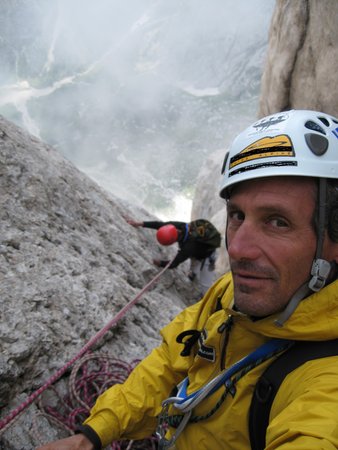 Foto estiva di presentazione Guida alpina Marcello Cominetti