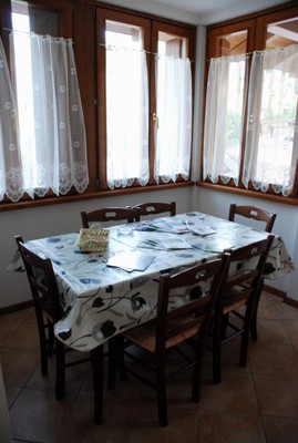 La zona giorno Appartamenti Maso Anna