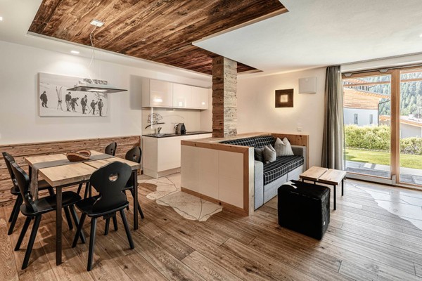 La zona giorno Apartments Chalet Anna