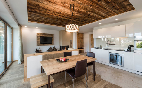 La zona giorno Apartments Chalet Anna