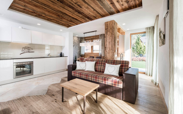 La zona giorno Apartments Chalet Anna