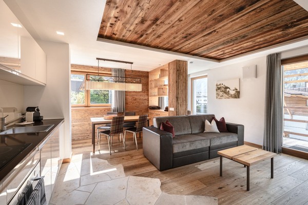 La zona giorno Apartments Chalet Anna