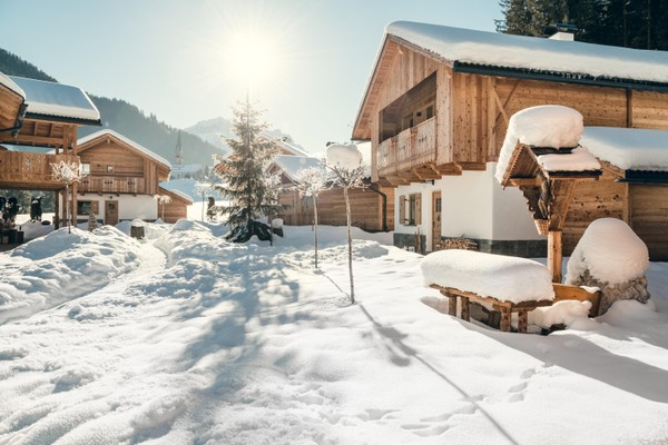 Foto Außenansicht Chalet Pradel Dolomites