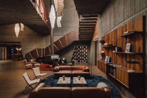 Il salotto Hotel Aethos Monterosa