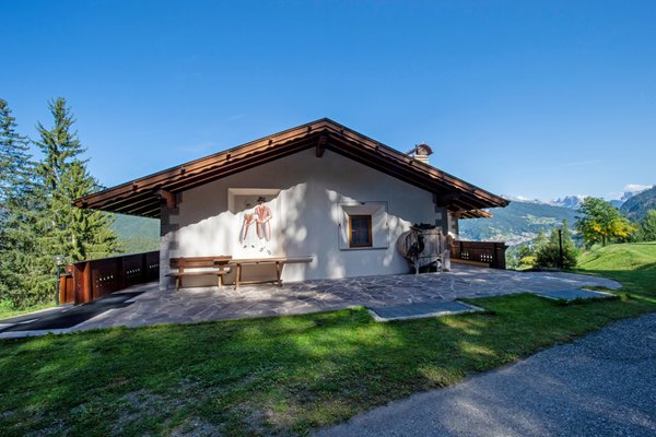 Foto esterno in estate Chalet Alpina