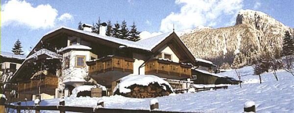 Foto Außenansicht im Winter Ciasa Weber
