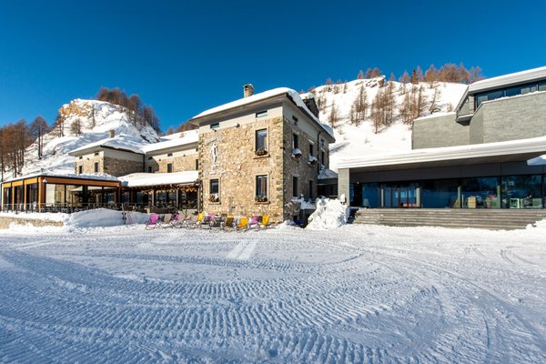 Foto invernale di presentazione Hotel Re delle Alpi