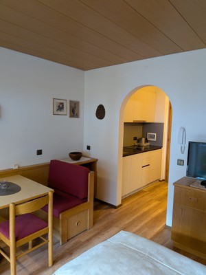 Der Wohnraum Appartements Heidi