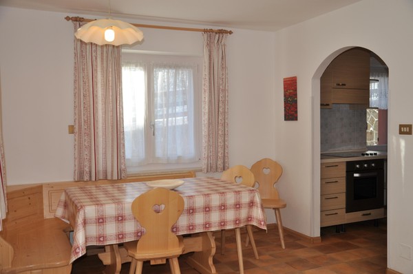 Der Wohnraum Ferienwohnung Ciampedie