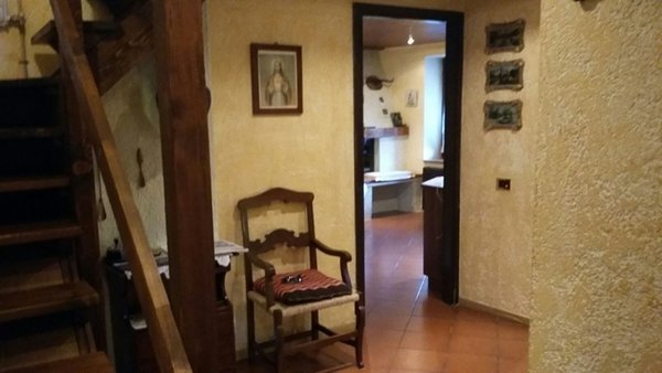 La zona giorno Casa Ciclamino Val di Sole