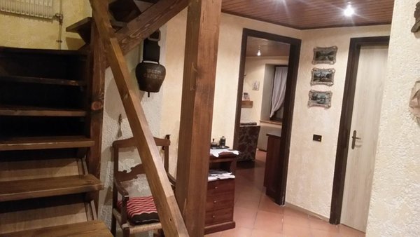 La zona giorno Casa Ciclamino Val di Sole