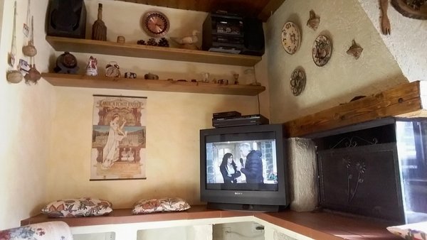 The living room Casa Ciclamino Val di Sole