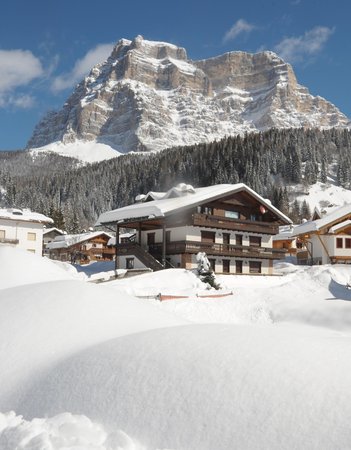 Foto esterno in inverno Casa Piva