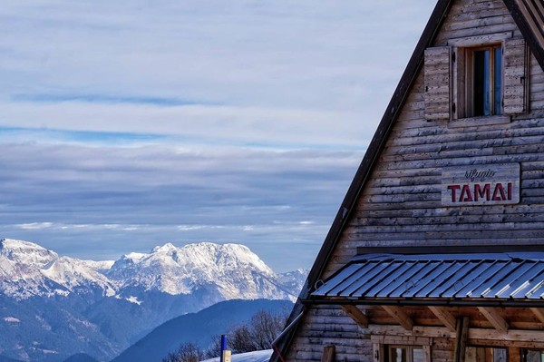 Foto esterno Rifugio Tamai