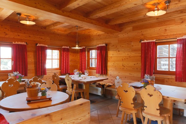 Il ristorante Alpe di Siusi Gostner Schwaige