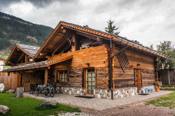 Foto Außenansicht Ferienwohnungen Camping Catinaccio Rosengarten