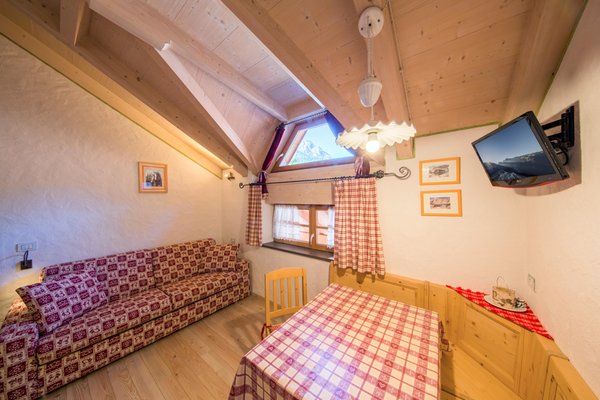 The living area Apartments Camping Catinaccio Rosengarten