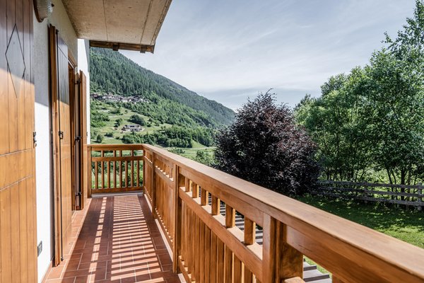 Foto del balcone Villetta Val di Sole