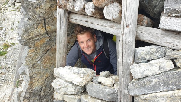 Foto estiva di presentazione Accompagnatore di media montagna Nicolò Cincelli