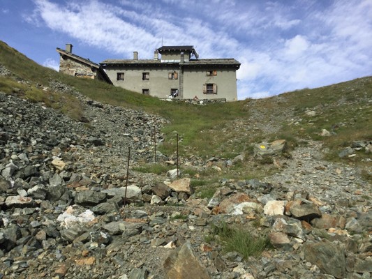 Foto Außenansicht Berghütte mit Zimmern Sottile
