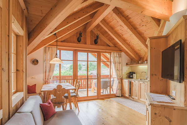 The living area Farmhouse B&B + Apartments Oberbinder