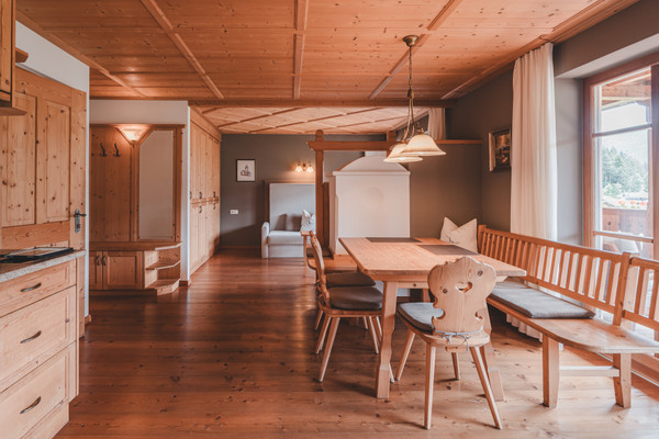 The living area Farmhouse B&B + Apartments Oberbinder