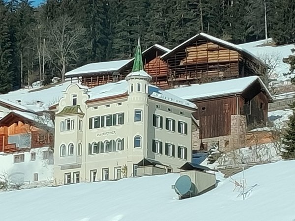 Foto esterno in inverno Villa Martiner