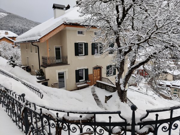 Foto esterno in inverno Villa Martiner