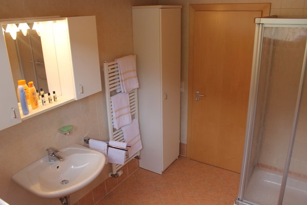 Foto del bagno Appartamenti in agriturismo Beikircherhof