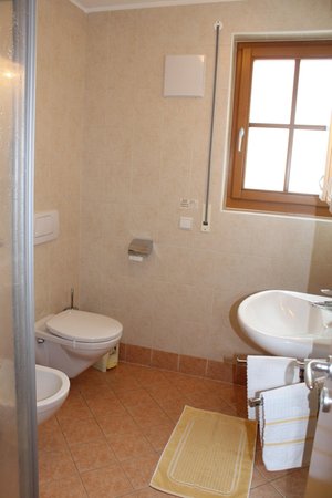 Foto del bagno Appartamenti in agriturismo Beikircherhof