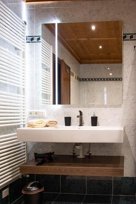 Photo of the bathroom Apartments Ciasa Colz
