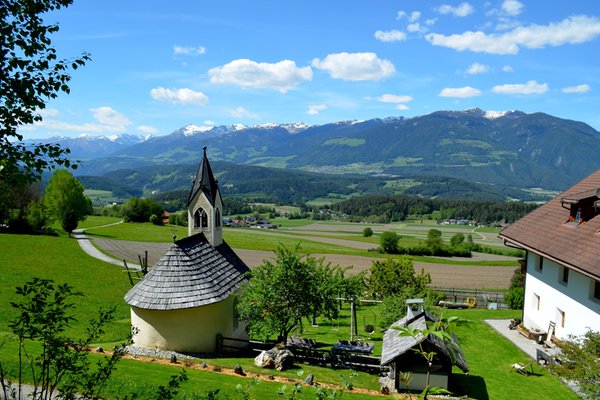 Panoramic view San Lorenzo di Sebato / St. Lorenzen