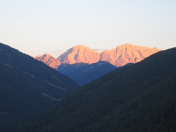 Panoramic view San Lorenzo di Sebato / St. Lorenzen