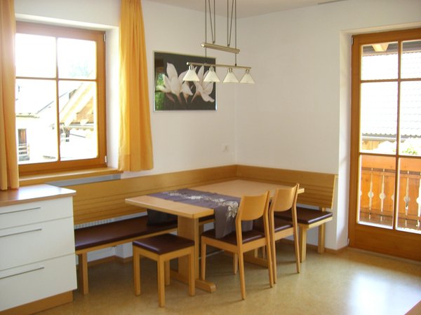 The living area Farmhouse apartments Stockerhof