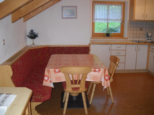La zona giorno Appartamenti in agriturismo Felderhof