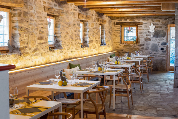 Das Restaurant Celentino di Peio NestAlp Malga Campo