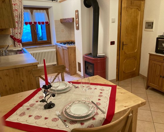Foto della cucina Ciesa La Vèrda