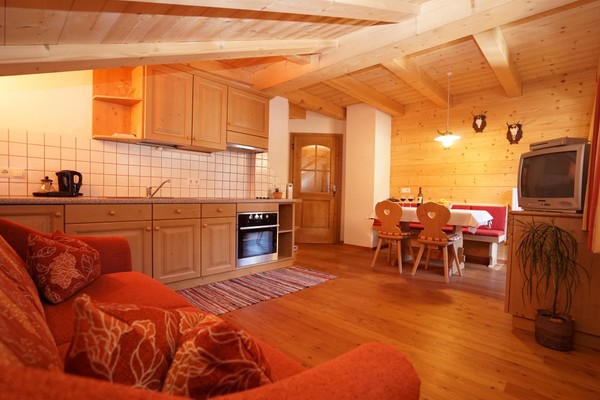 The living area Farmhouse apartments Unterhabererhof