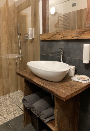 Photo of the bathroom Mountain Hut-Hotel Cereda